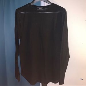 Forever 21 See Through Mens Top